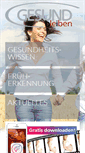 Mobile Screenshot of gesund-bleiben.de