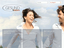 Tablet Screenshot of gesund-bleiben.de